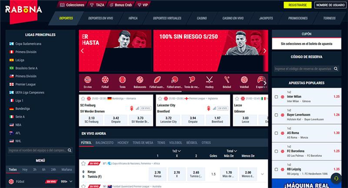 Deportes y juegos donde puedes usar estos bonos en Perú